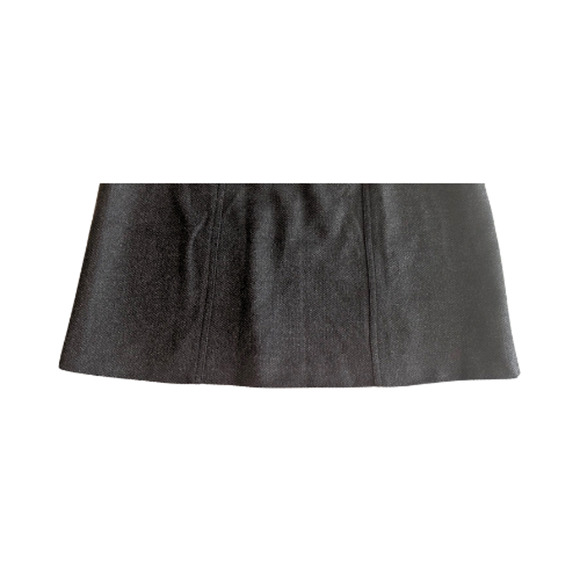 PrAna Nicky Wool-Blend Charcoal Gray Mini Skirt Size 12 - Picture 6 of 7
